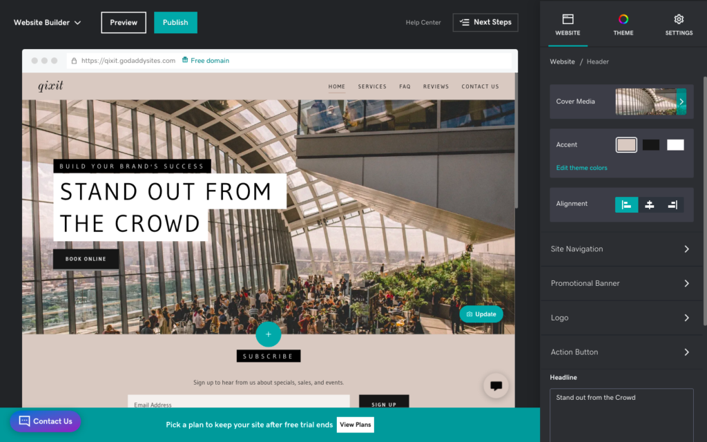 How to Use the Canvas Website Builder