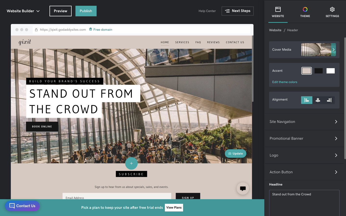 How to Use the Canvas Website Builder