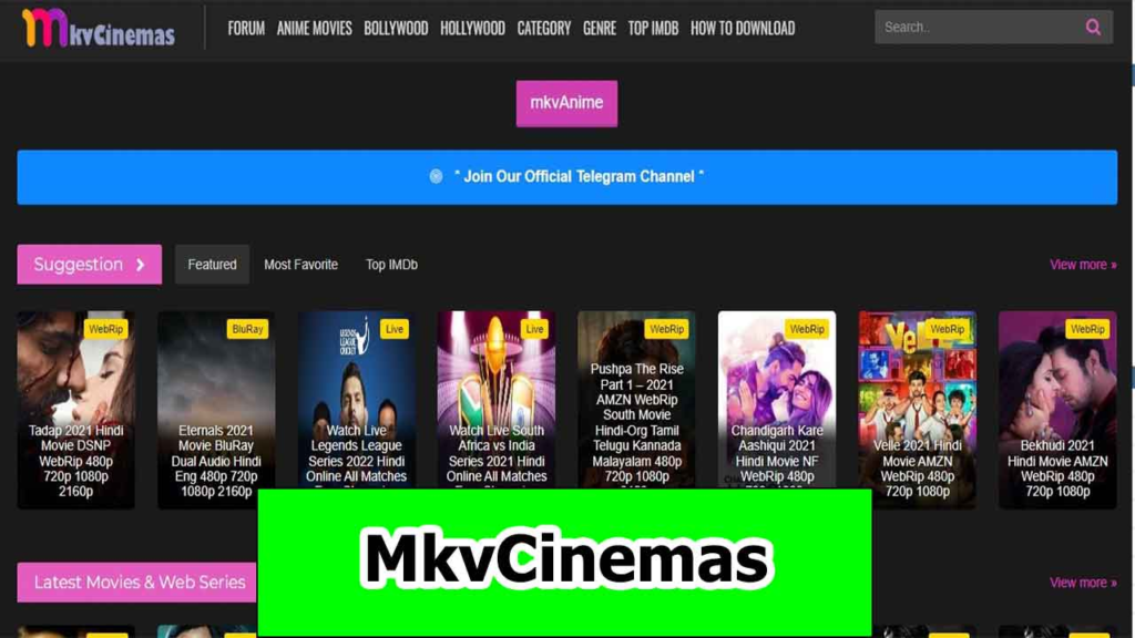 Mkvcinemas Bollywood, Hollywood Movies Download Free Online