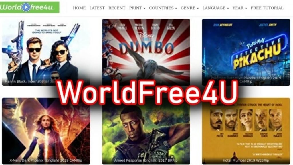 WorldFree4u – Download Latest HD Bollywood, Hollywood Hindi Dubbed Movies 720p, 1080p