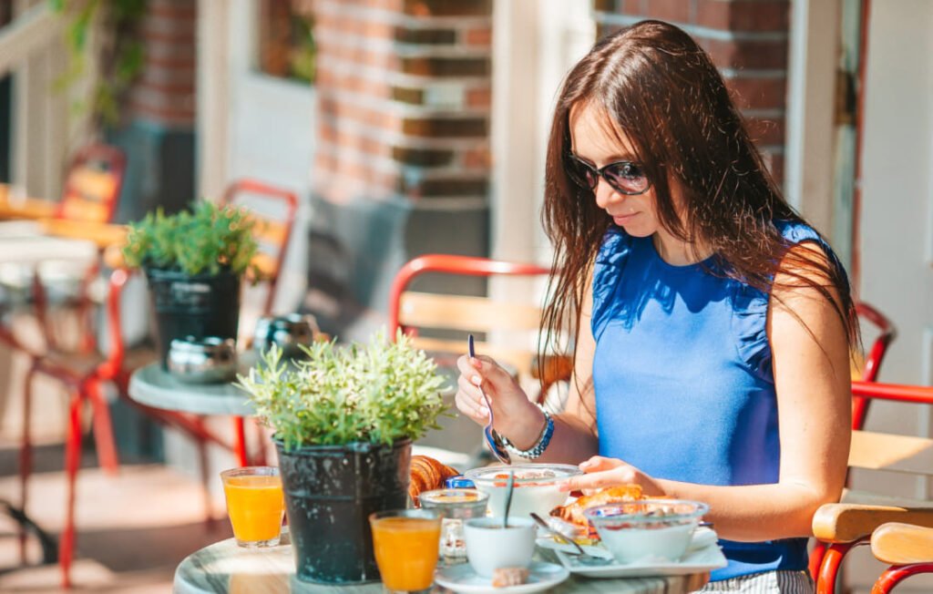 Cook meals at home for healthier options.